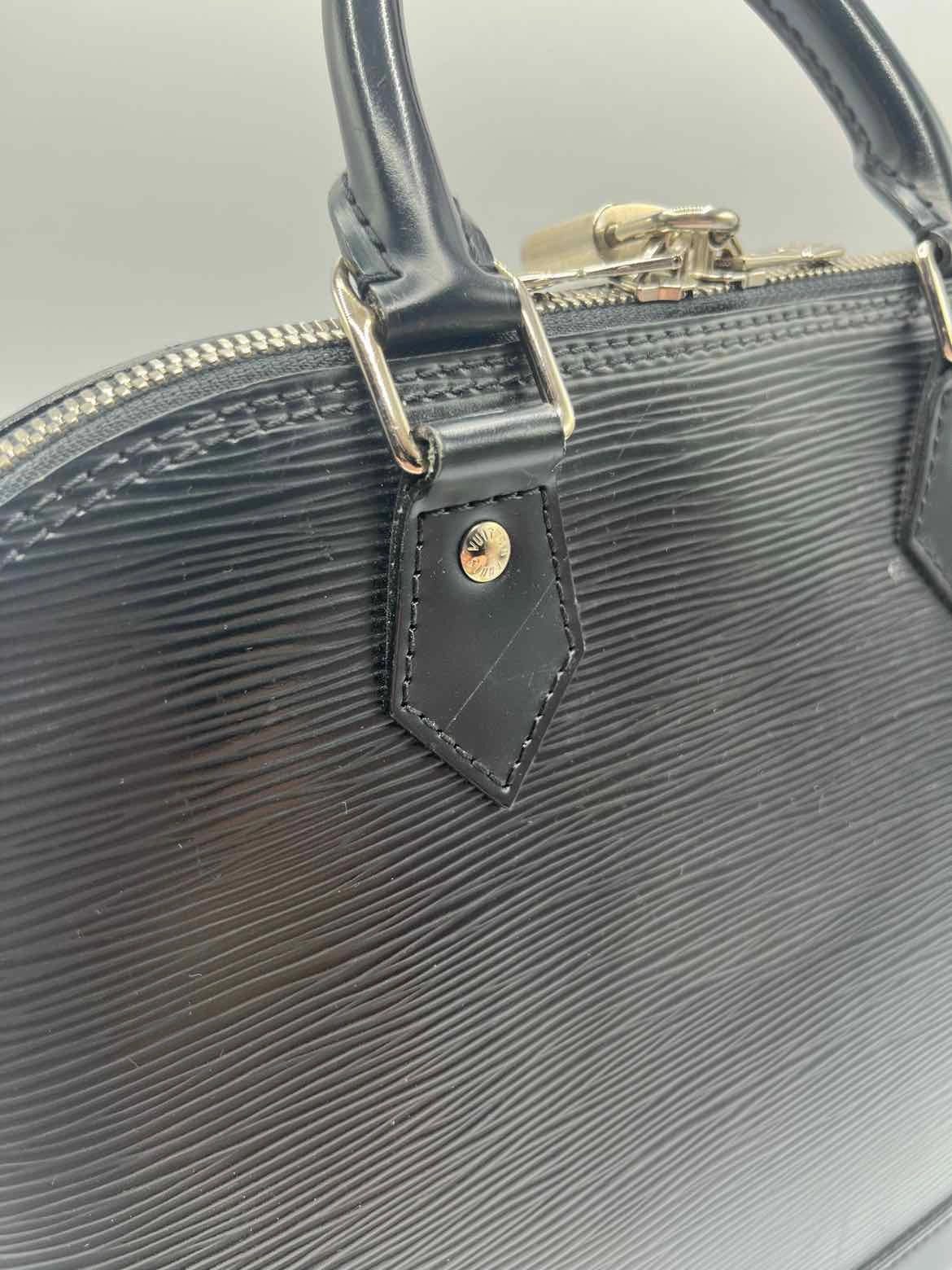 Louis Vuitton Epi Alma PM Black Handbag
