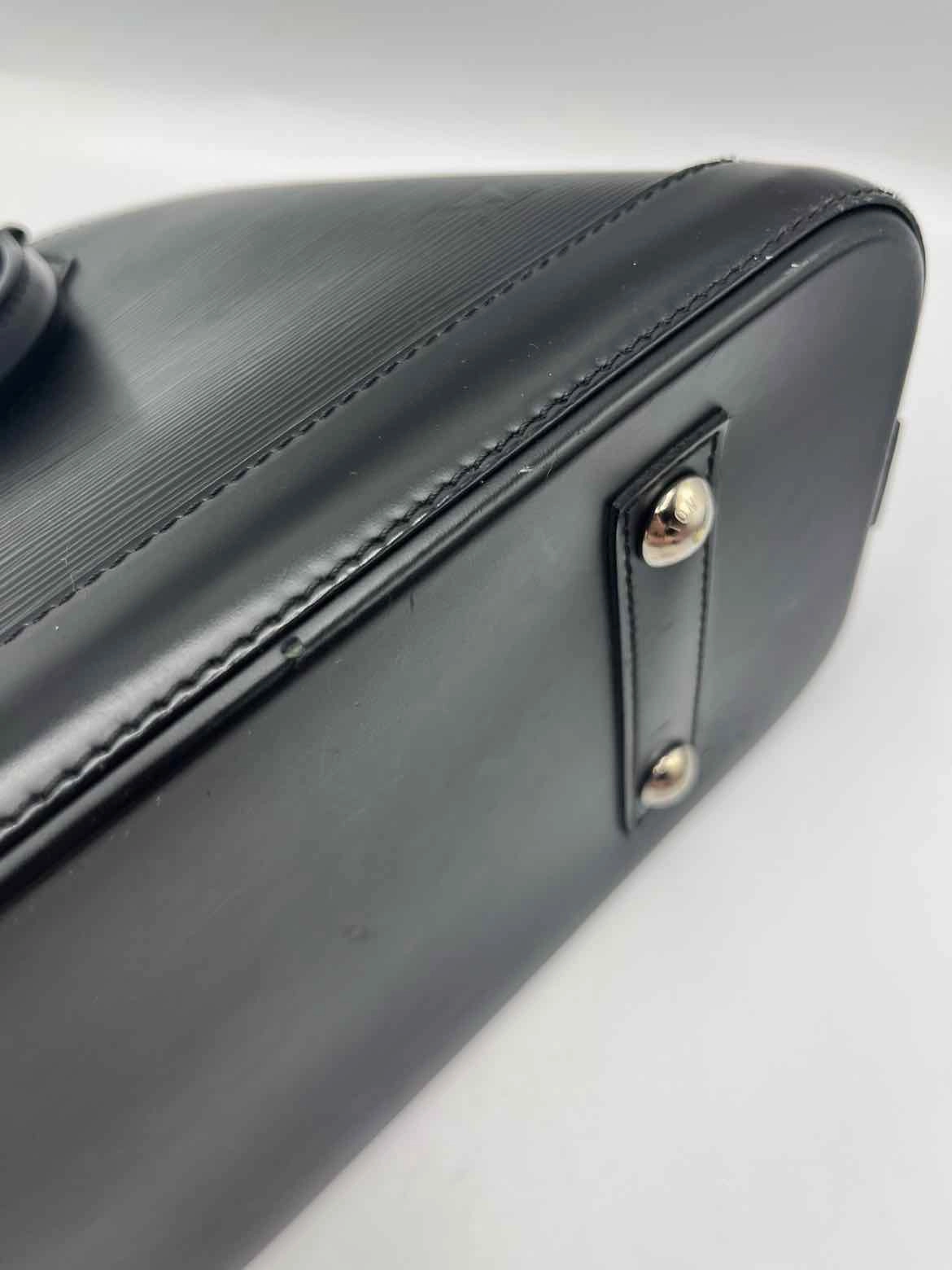 Louis Vuitton Epi Alma PM Black Handbag