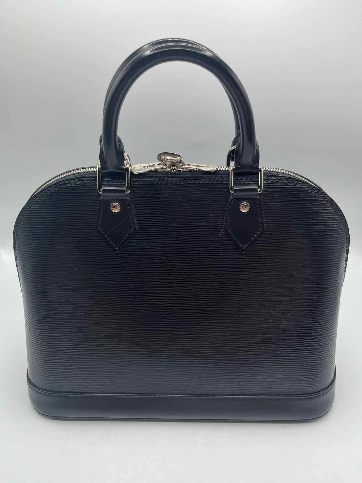 Louis Vuitton Epi Alma PM Black Handbag