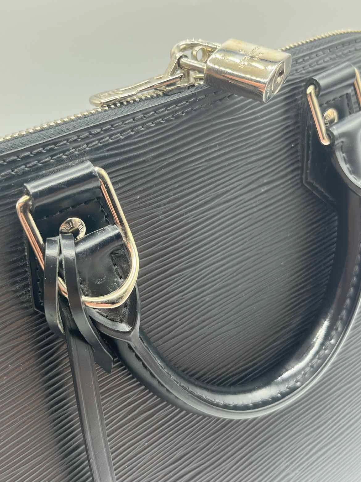 Louis Vuitton Epi Alma PM Black Handbag