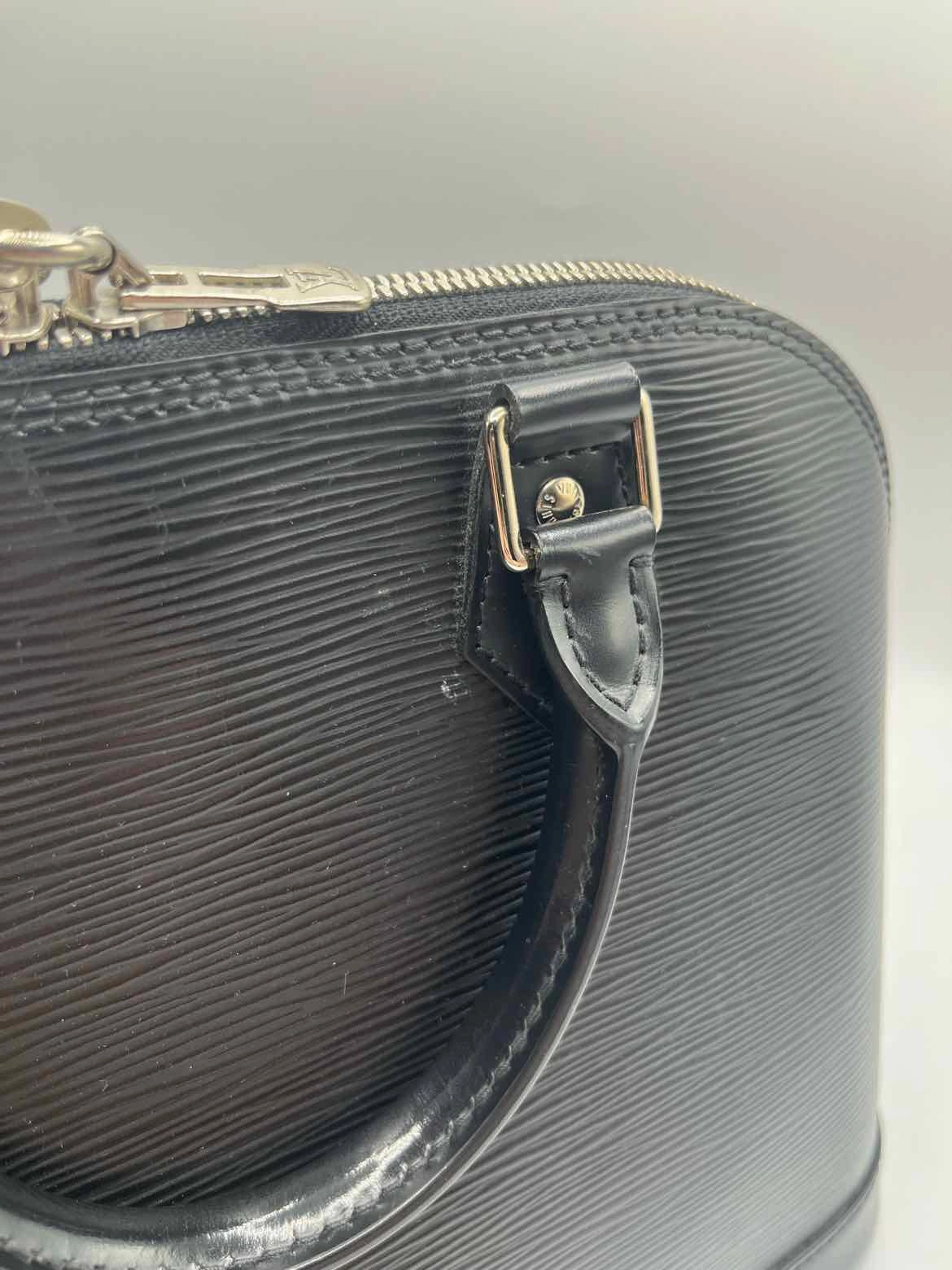 Louis Vuitton Epi Alma PM Black Handbag