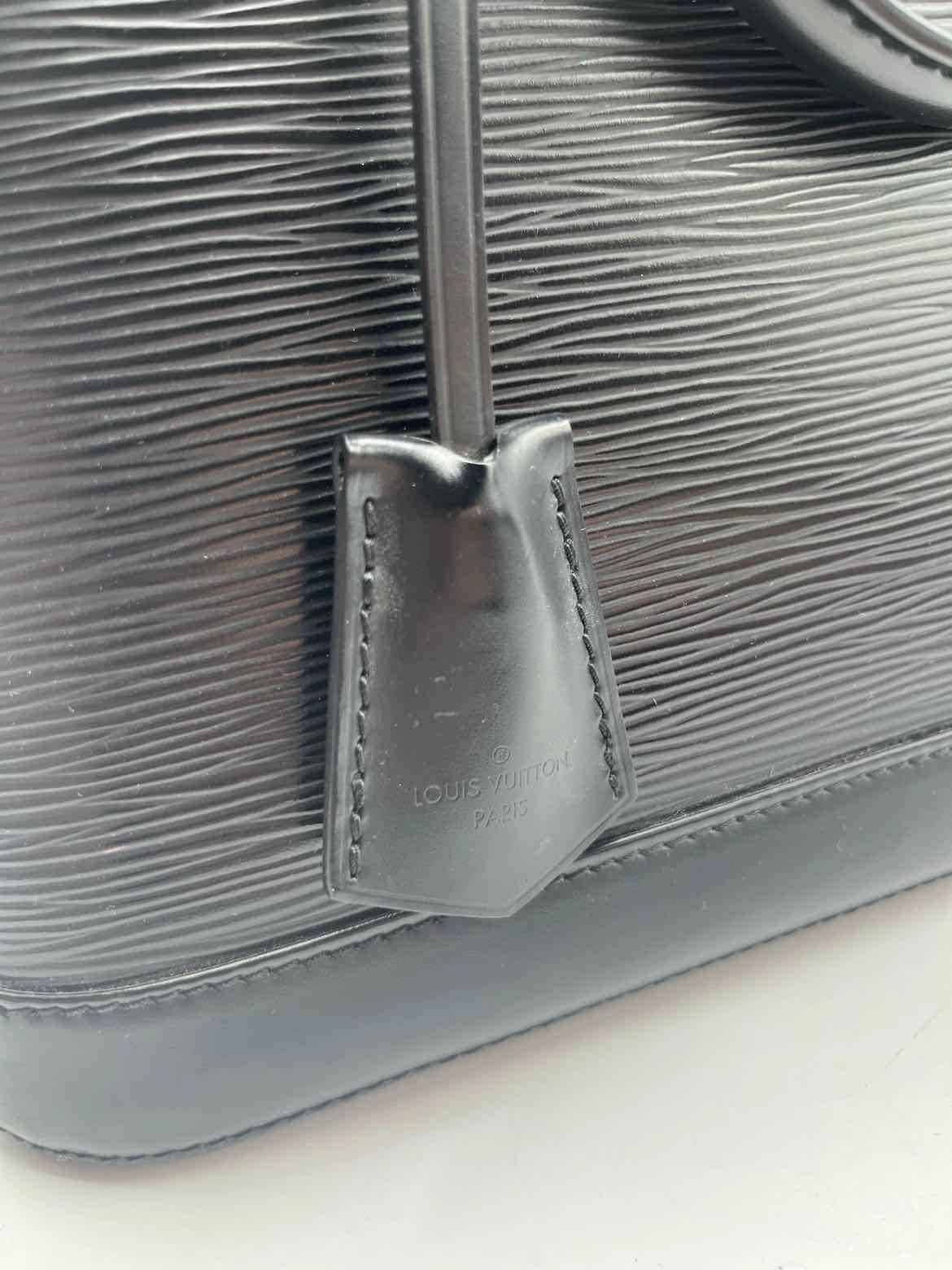 Louis Vuitton Epi Alma PM Black Handbag
