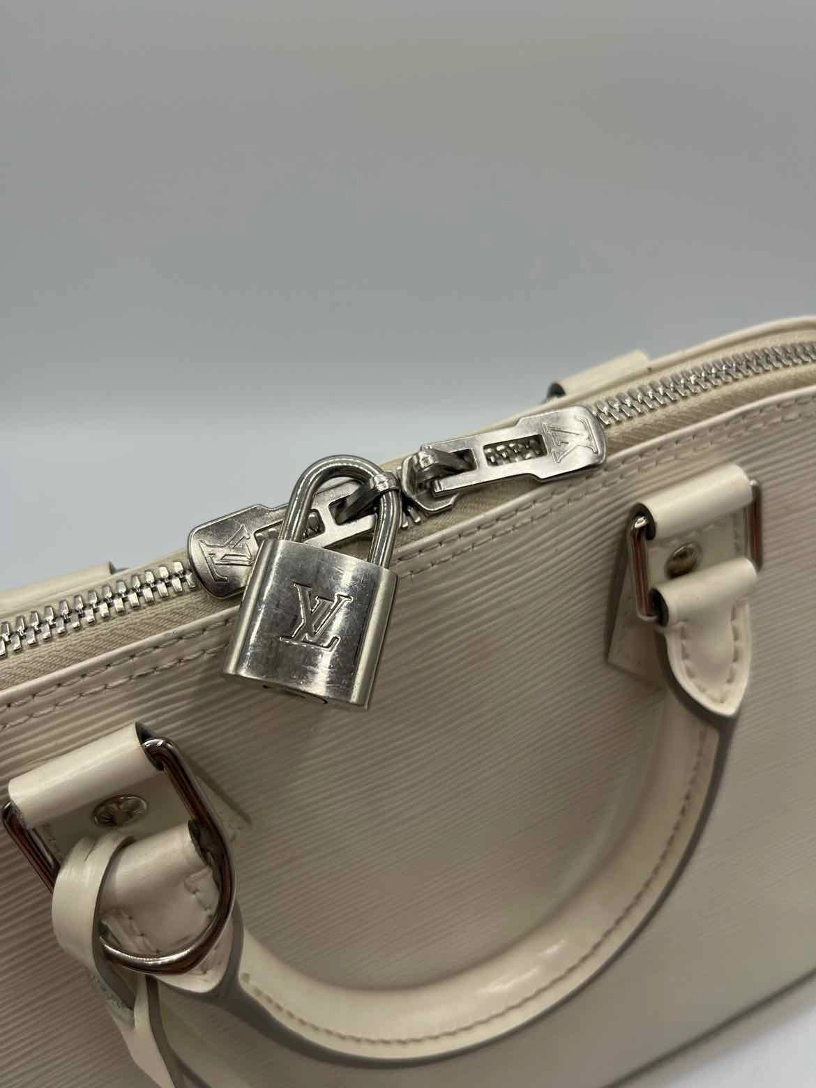 Louis Vuitton Epi Alma PM Cream Handbag