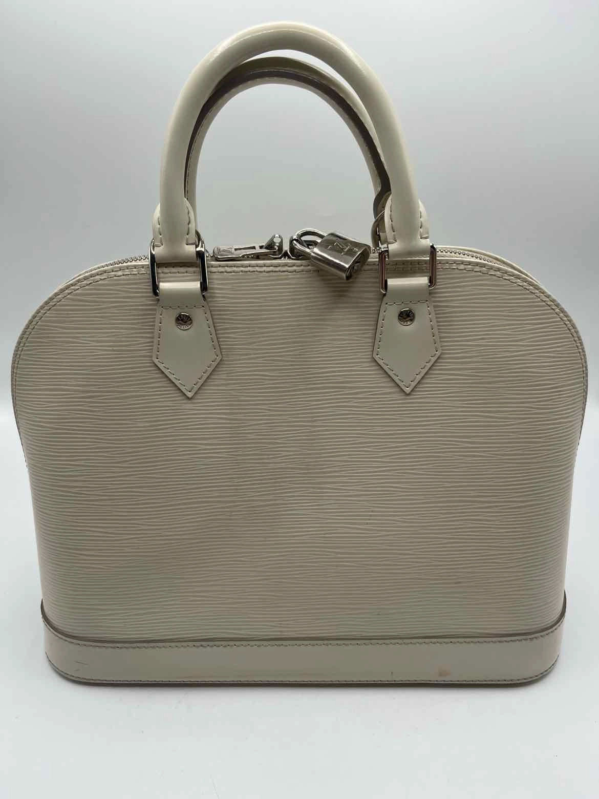 Louis Vuitton Epi Alma PM Cream Handbag