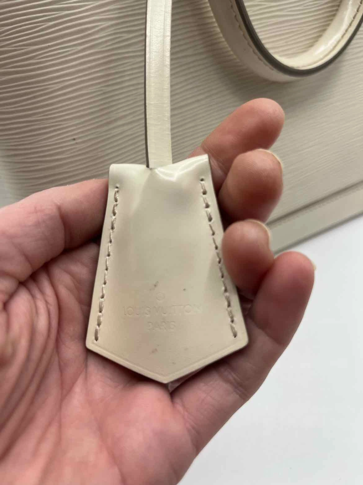 Louis Vuitton Epi Alma PM Cream Handbag