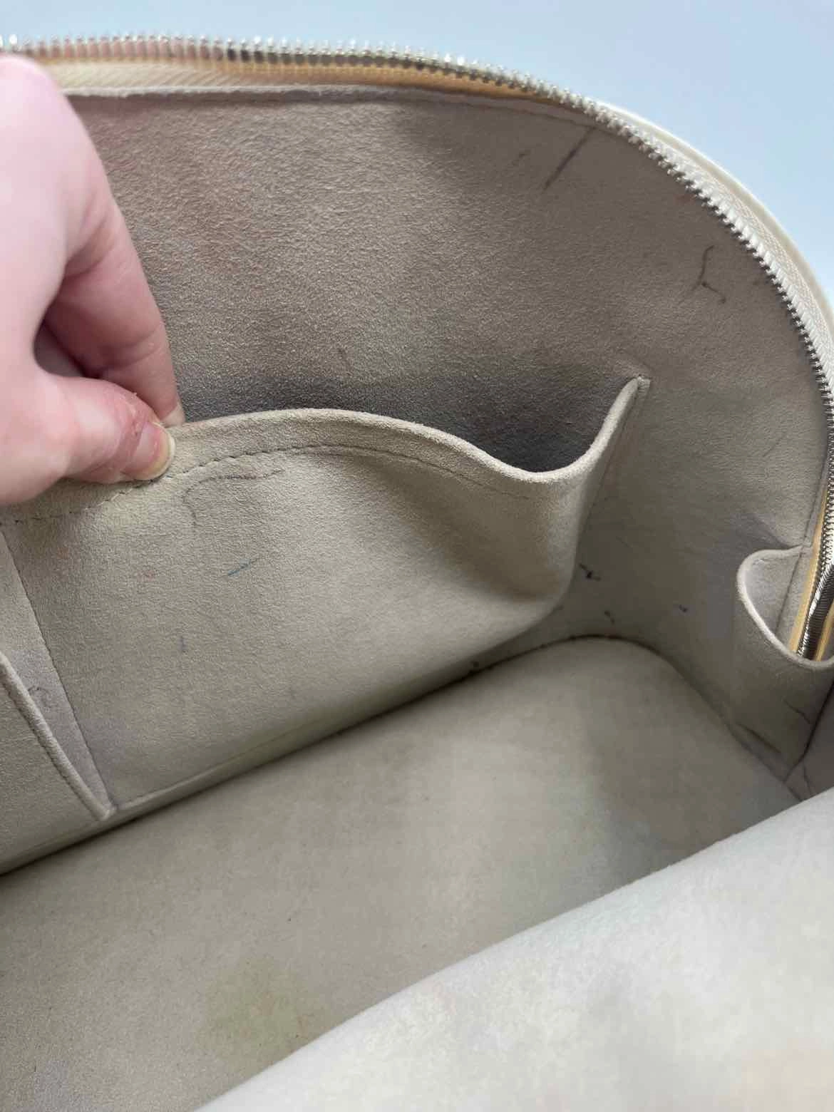 Louis Vuitton Epi Alma PM Cream Handbag