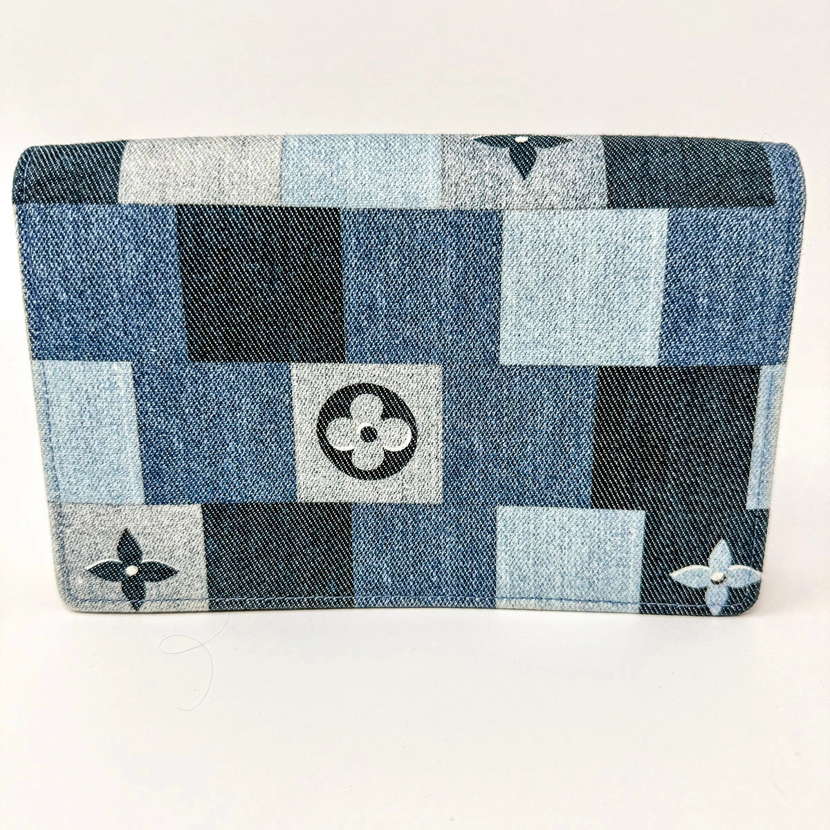 Louis Vuitton Flore Monogram Patchwork Chain Wallet