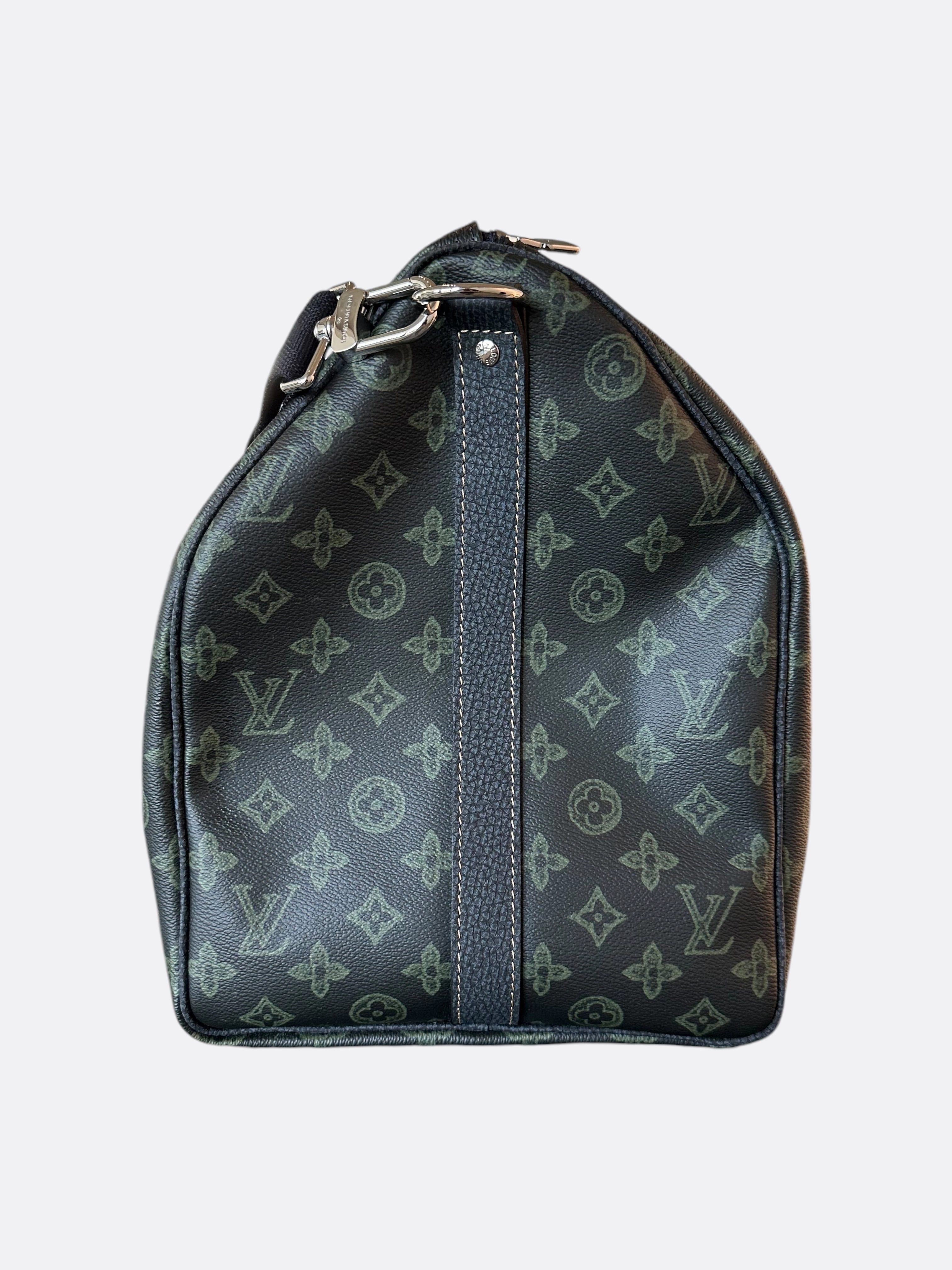 Louis Vuitton Green Monogram Keepall 50