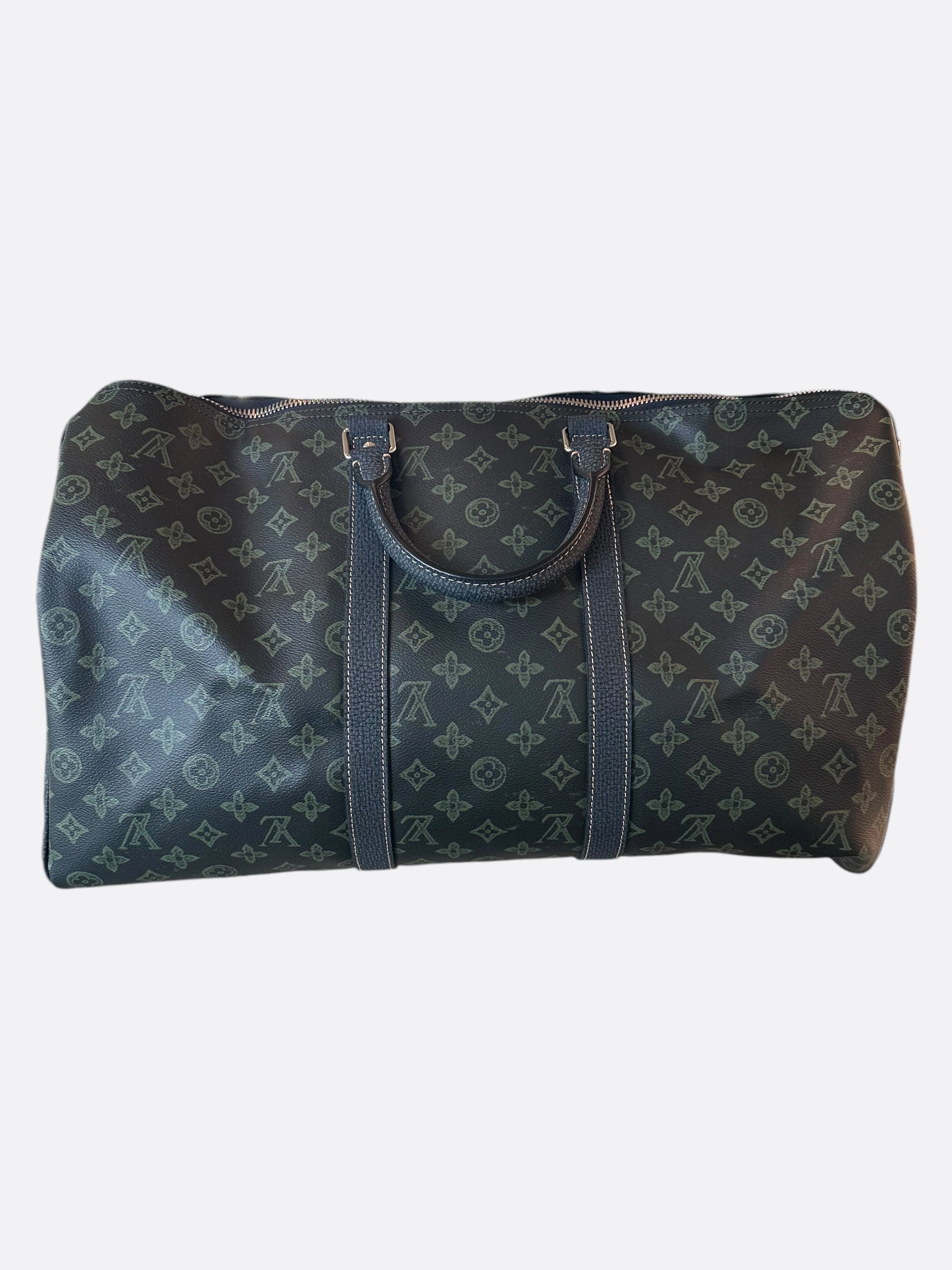 Louis Vuitton Green Monogram Keepall 50