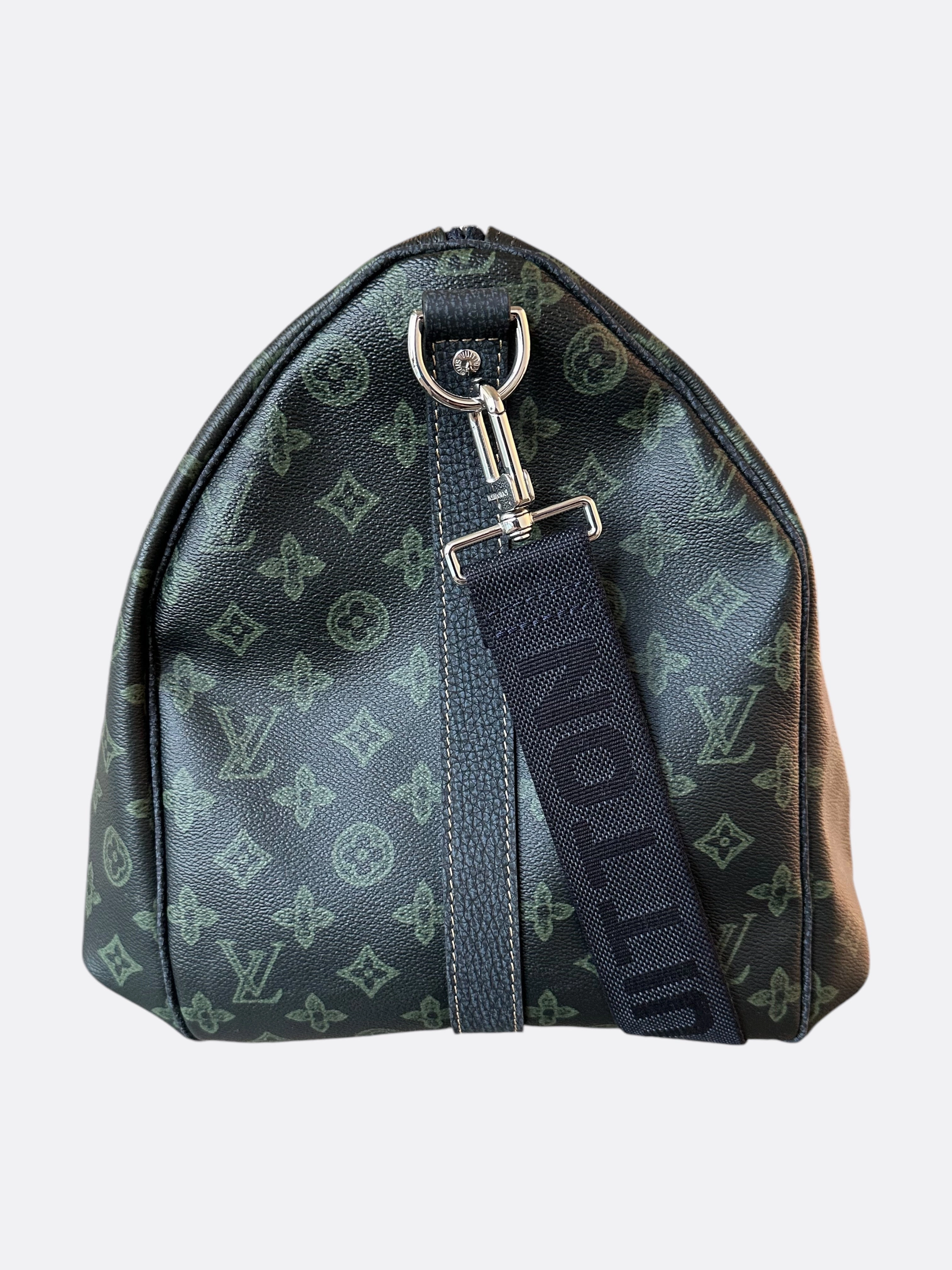 Louis Vuitton Green Monogram Keepall 50