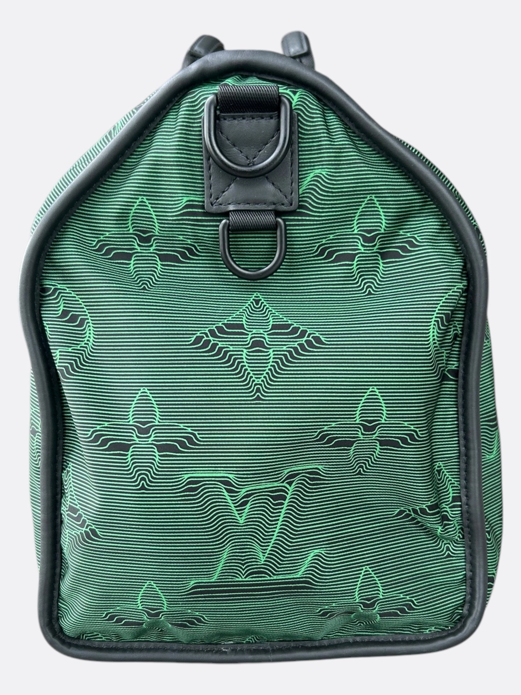 Louis Vuitton Grey & Green 2054 Monogram Reversible Keepall 50
