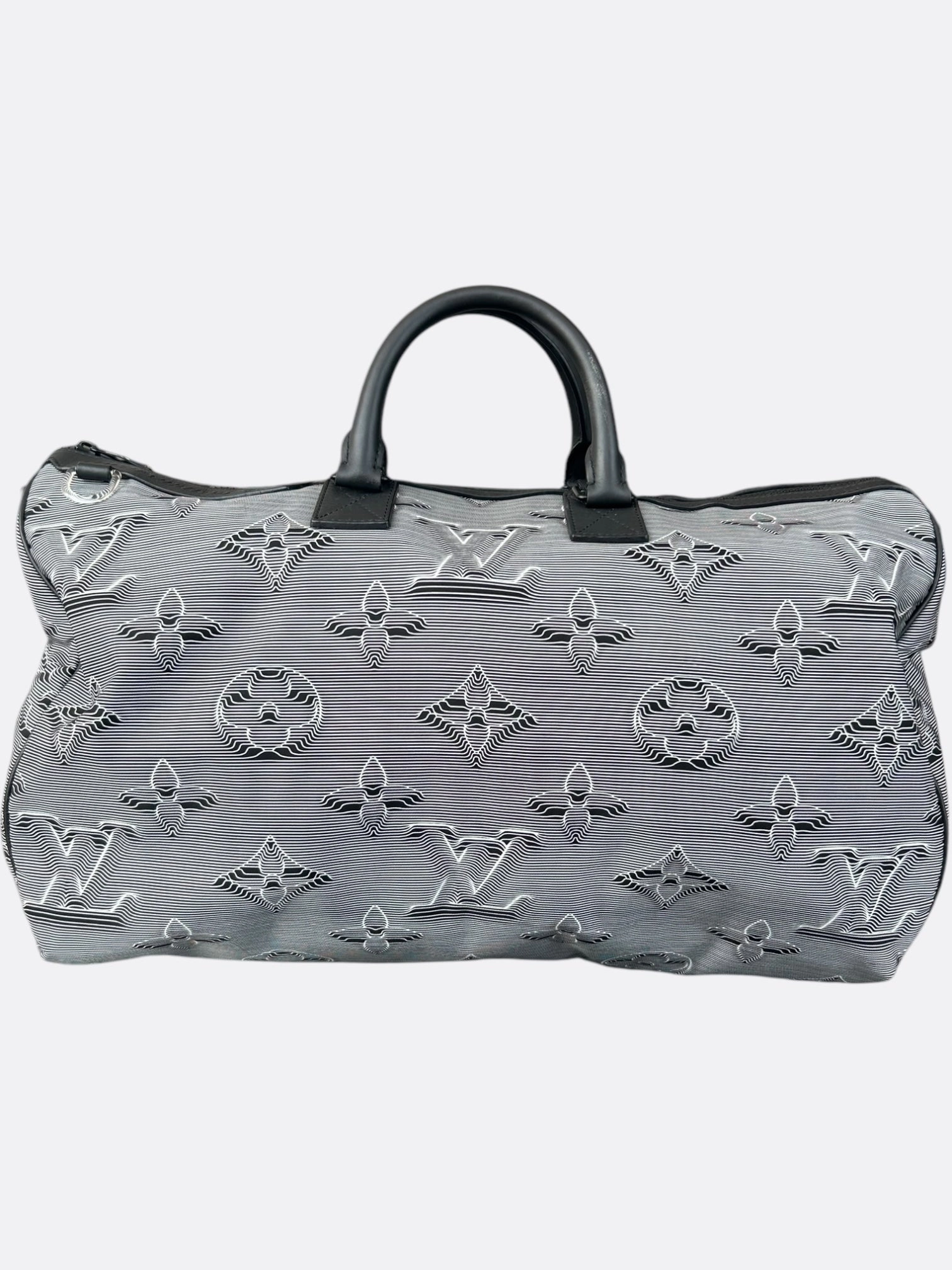 Louis Vuitton Grey & Multicolor 2054 Monogram Reversible Keepall 50