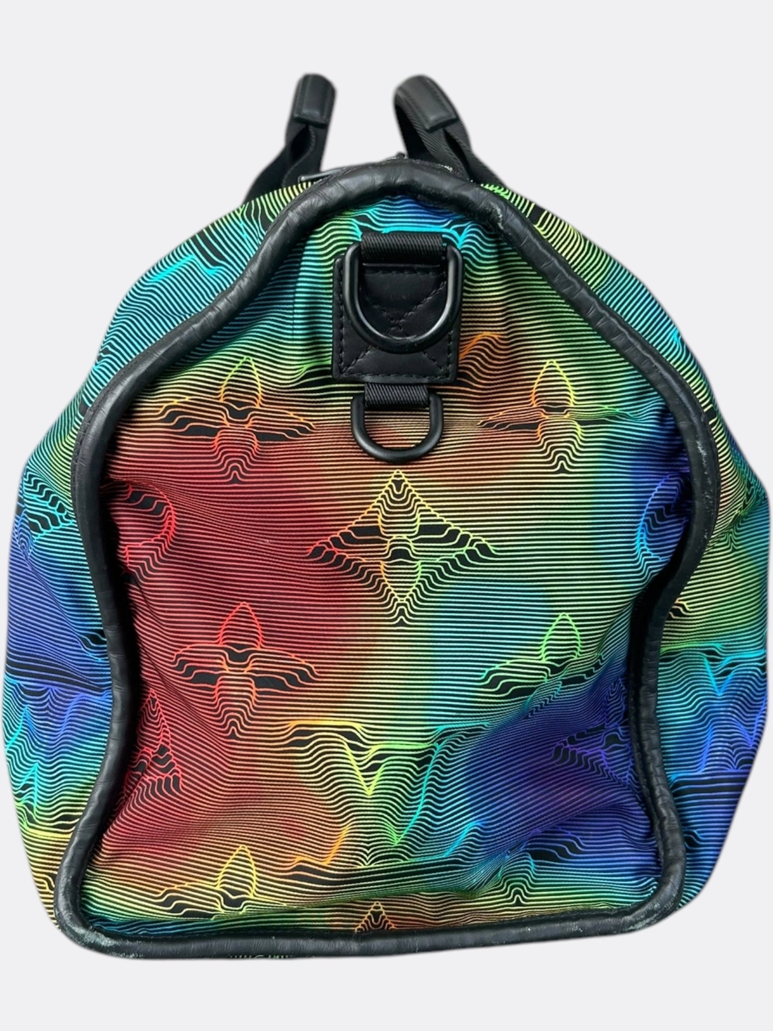 Louis Vuitton Grey & Multicolor 2054 Monogram Reversible Keepall 50
