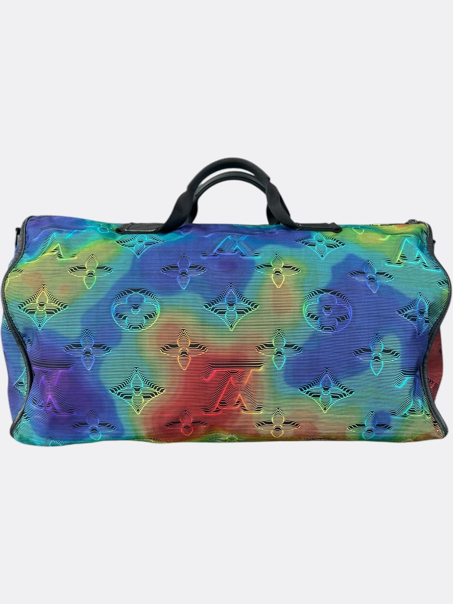 Louis Vuitton Grey & Multicolor 2054 Monogram Reversible Keepall 50