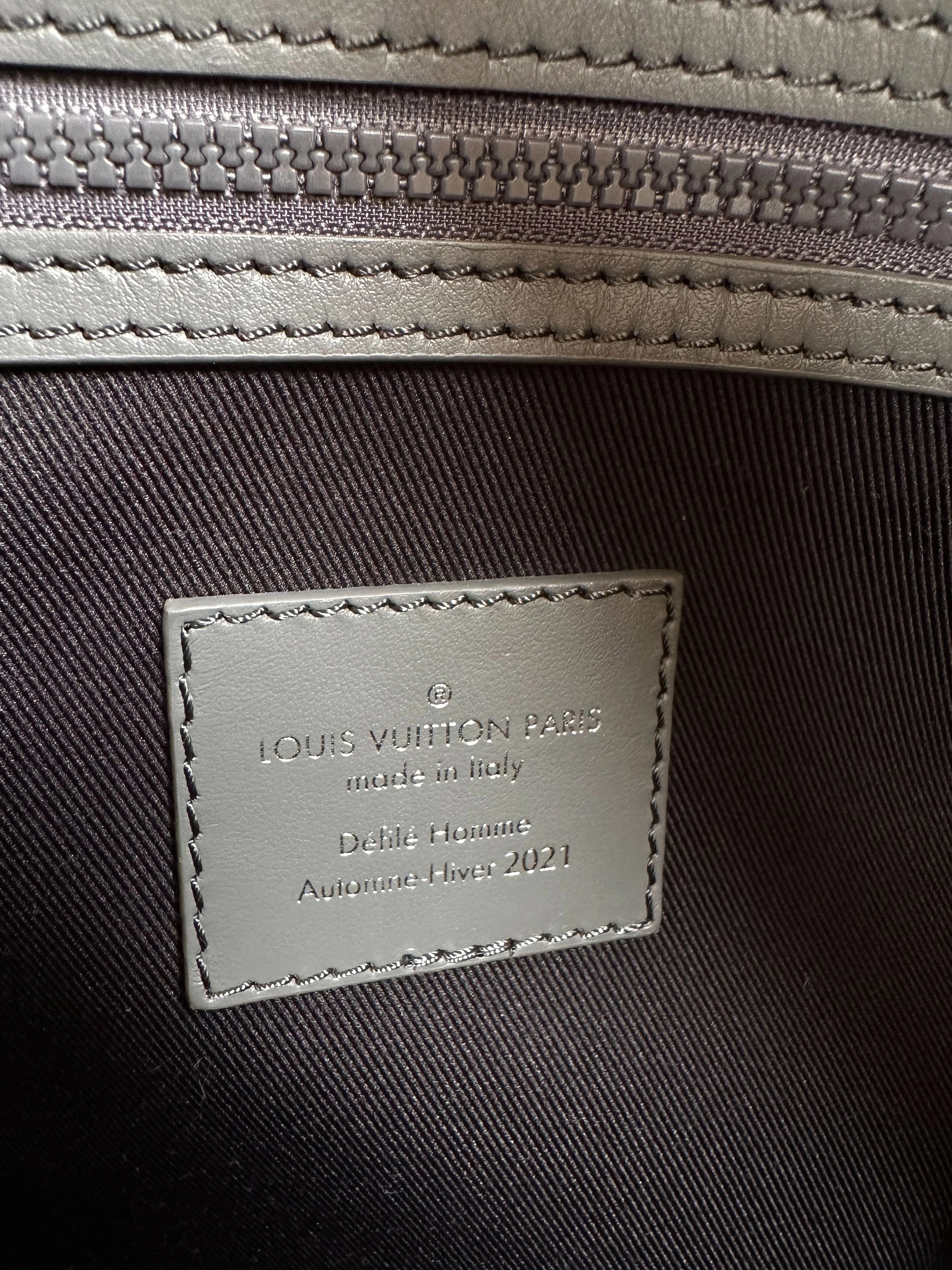 Louis Vuitton Grey & White Monogram Recycle Keepall 50