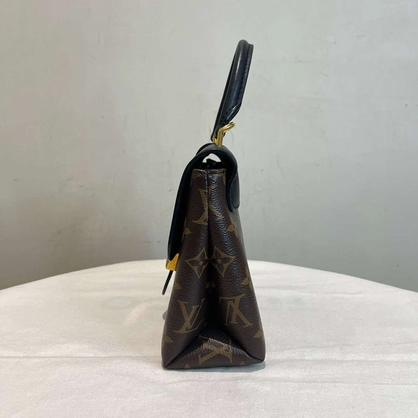 Louis Vuitton Locky BB Monogram Crossbody Bag Brown Black