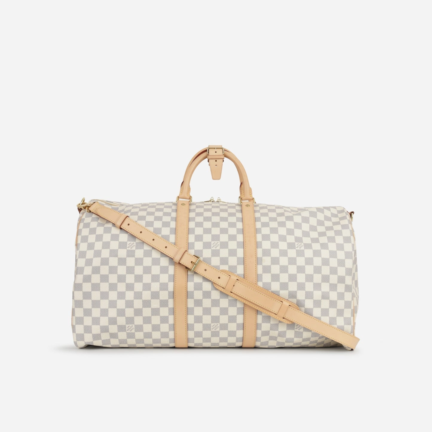 Louis Vuitton Louis Vuitton - Keepall Bandoulire 55 - Damier Azur GHW - Pre Loved