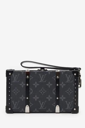 Louis Vuitton Monogram Eclipse Wallet Trunk with Wristlet
