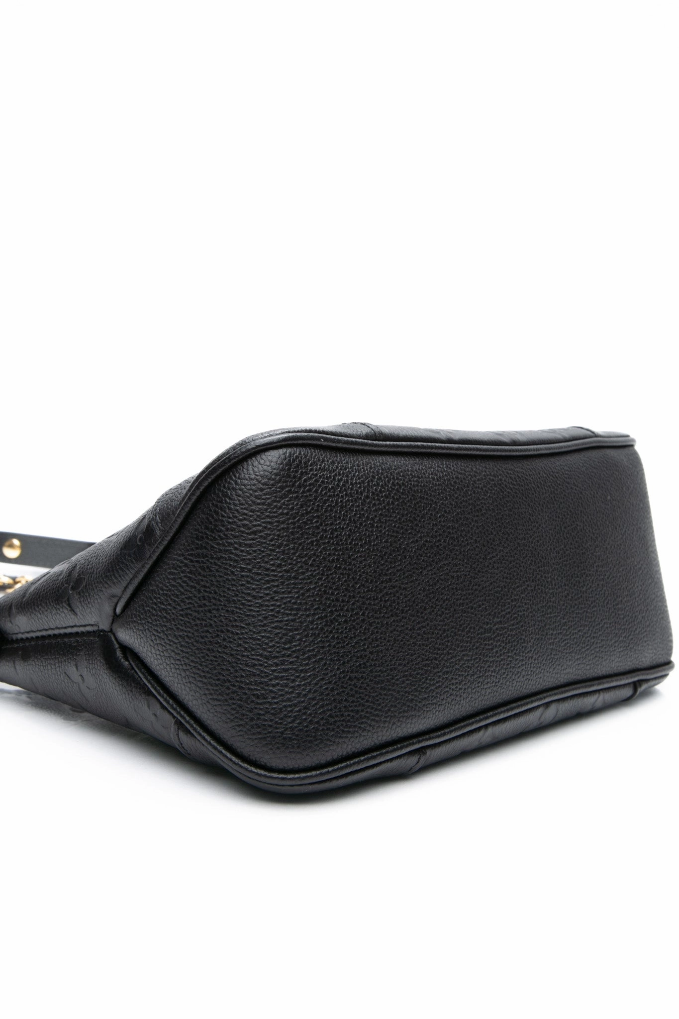 LOUIS VUITTON Monogram Empreinte Leather Black Boulogne Crossbody Bag