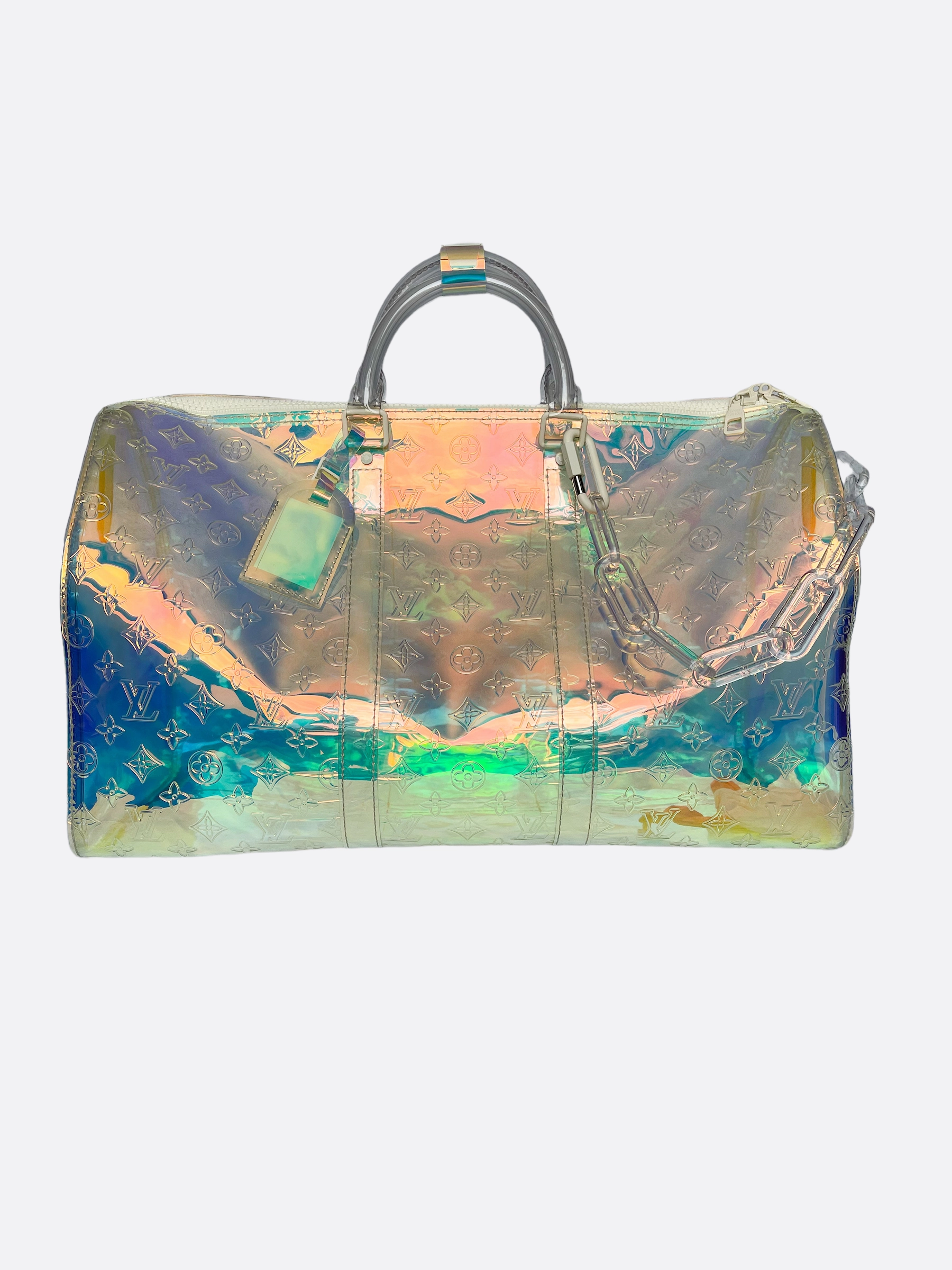 Louis Vuitton Monogram Prism Keepall 50