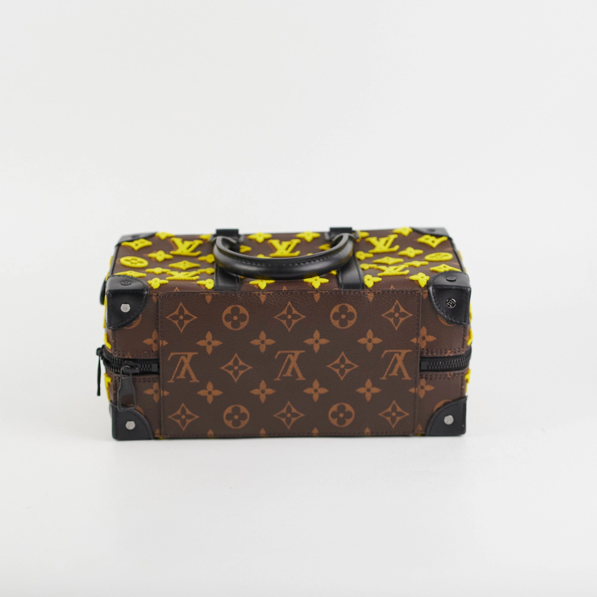 Louis Vuitton Monogram Taffetage Speedy Soft Trunk