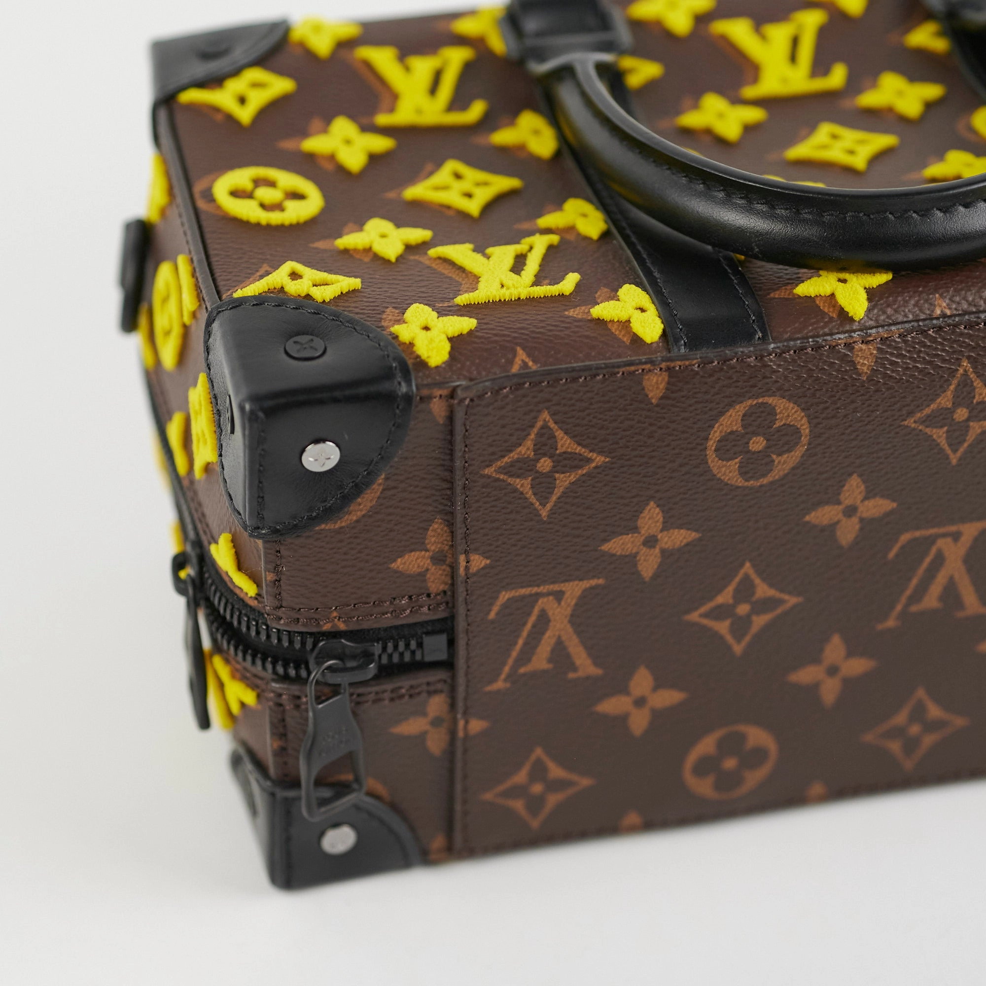 Louis Vuitton Monogram Taffetage Speedy Soft Trunk