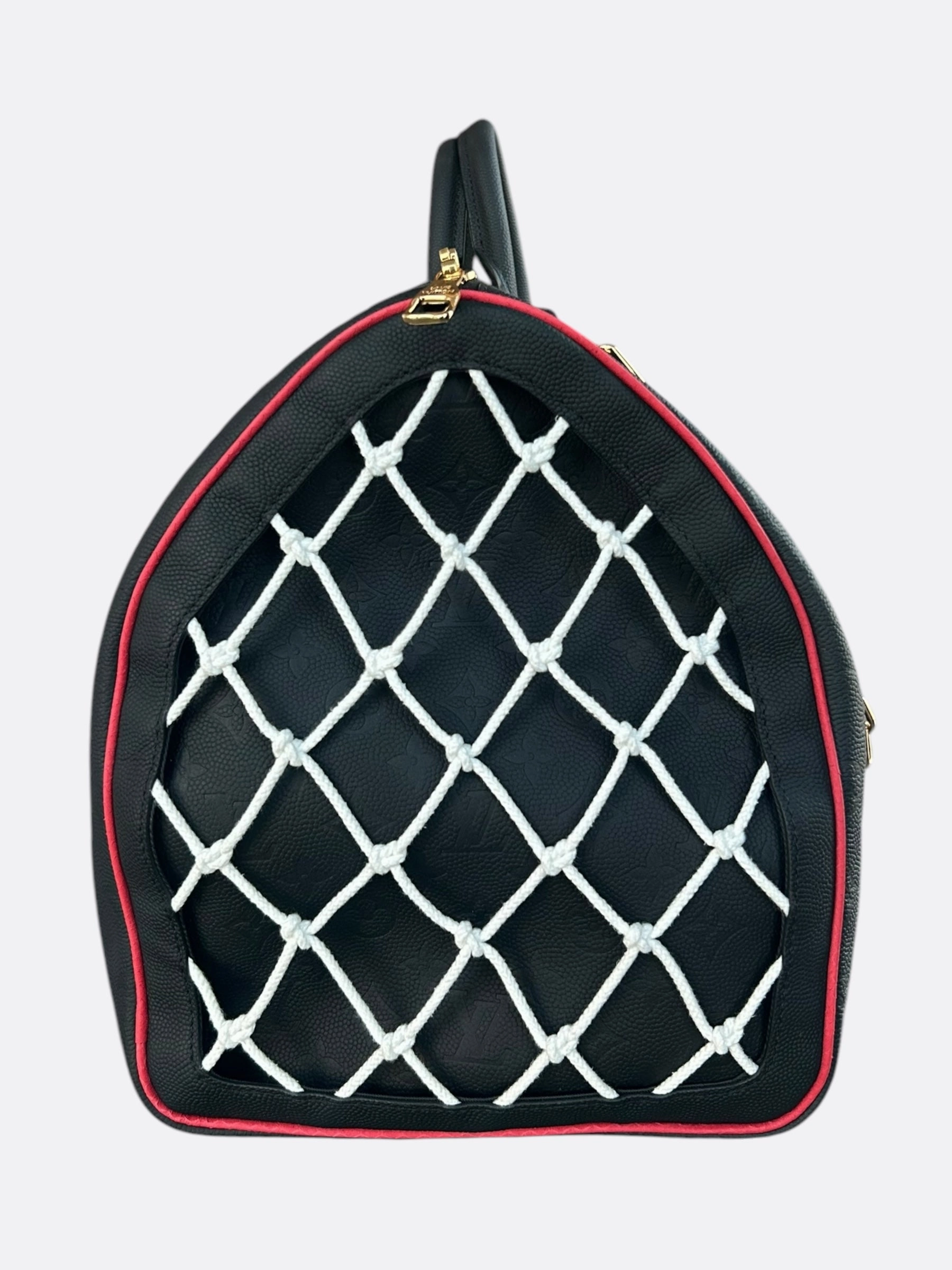 Louis Vuitton NBA Black Taurillon Monogram Keepall 50