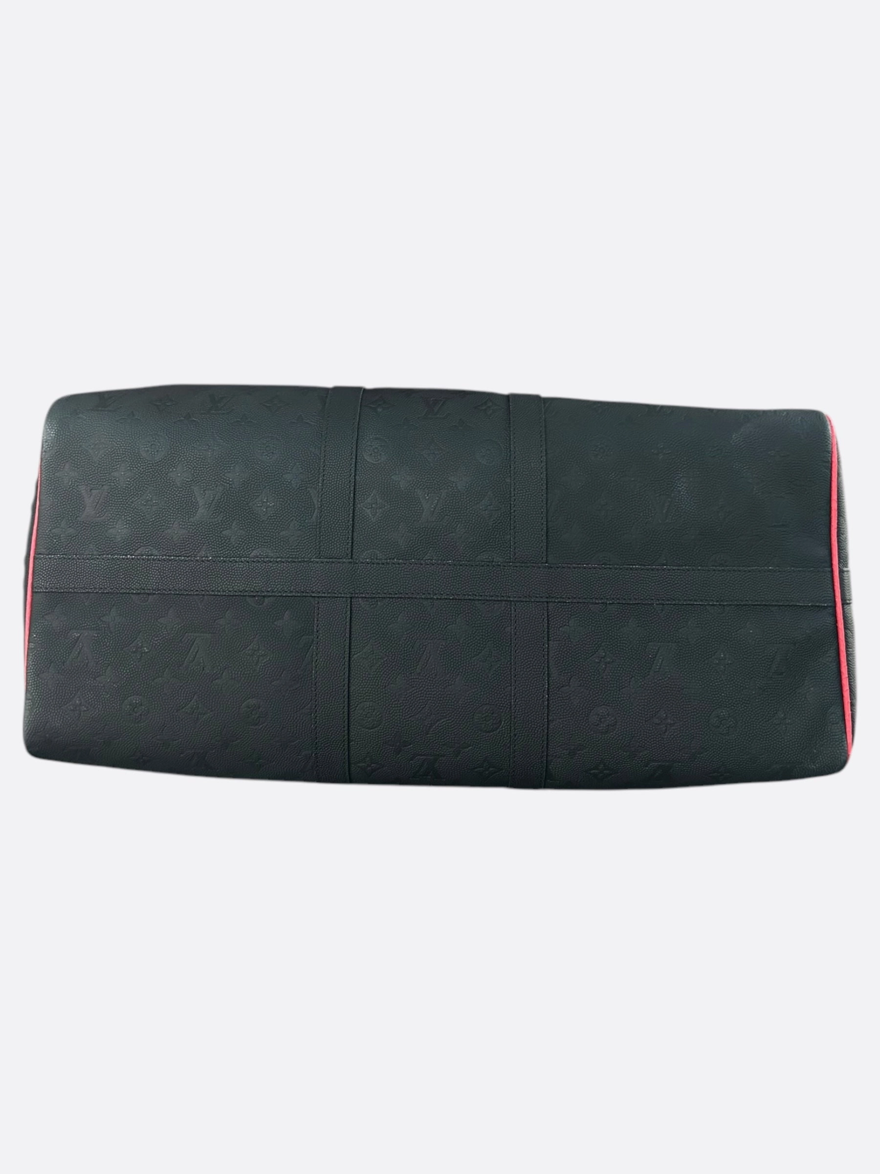 Louis Vuitton NBA Black Taurillon Monogram Keepall 50