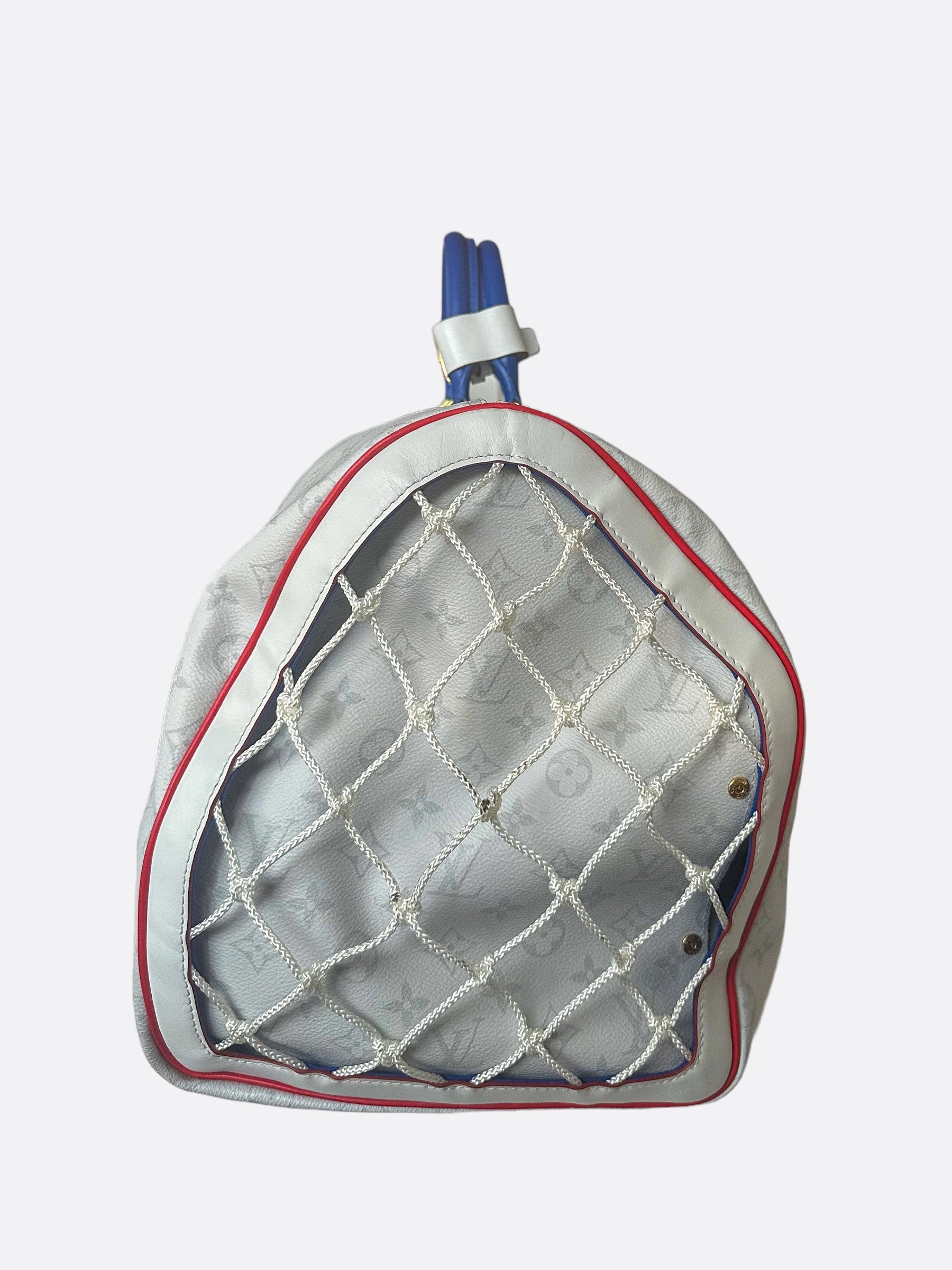 Louis Vuitton NBA White Monogram Keepall 50