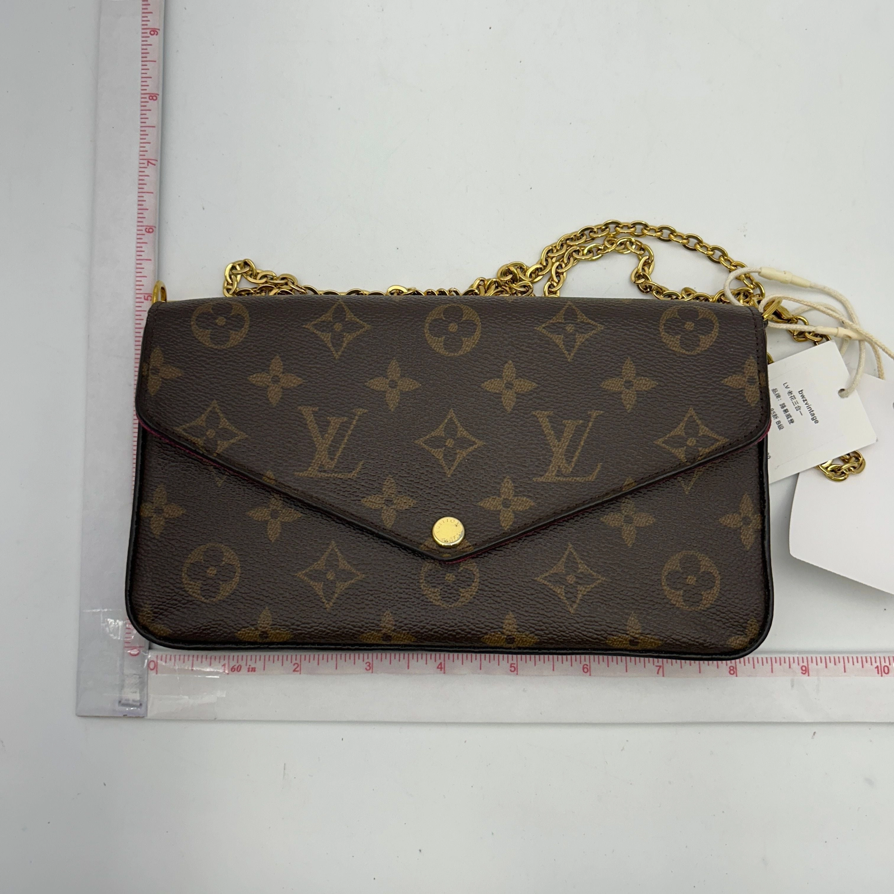 Louis Vuitton Pochette Felicie Crossbody Monogram Fuchsia CNbwz9890