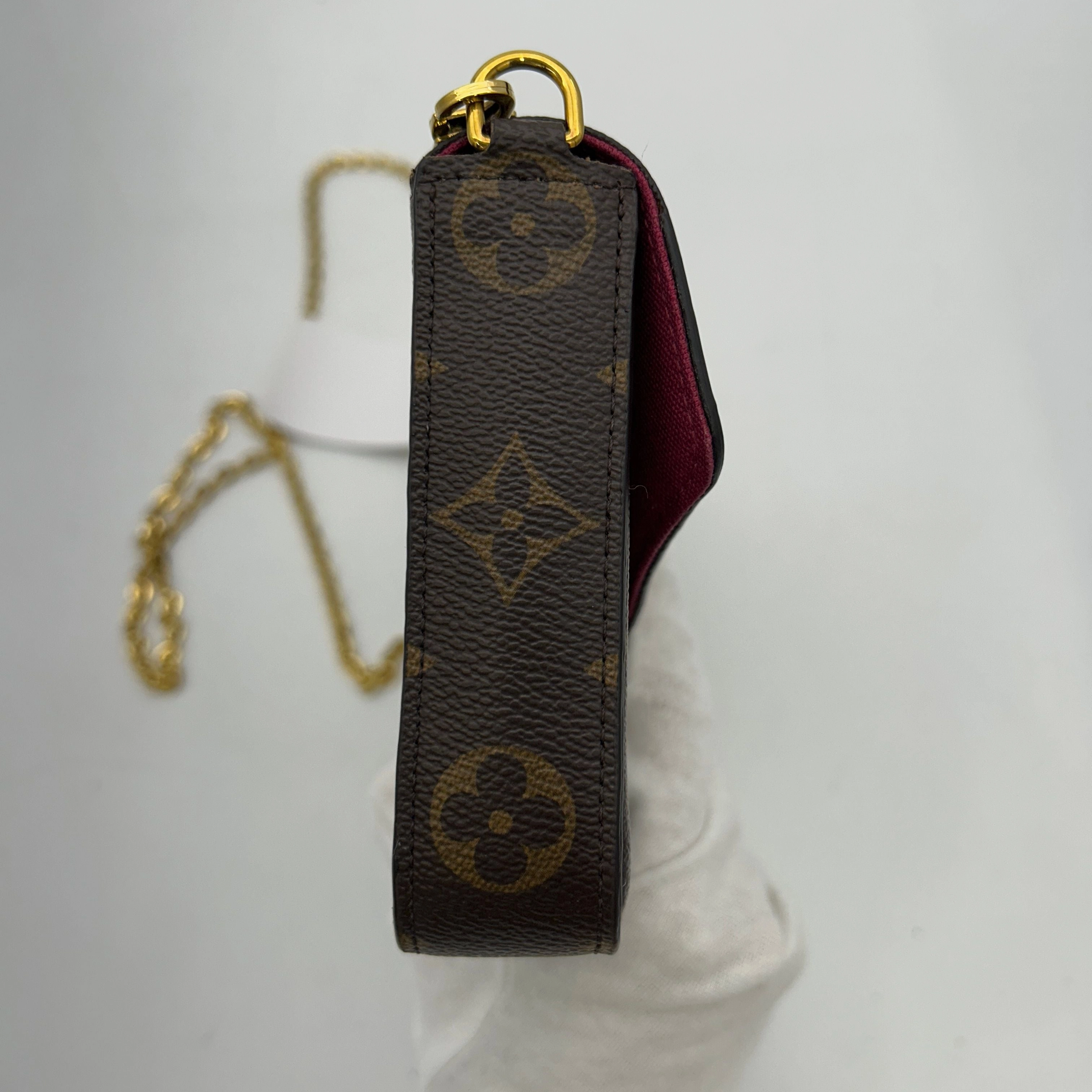 Louis Vuitton Pochette Felicie Crossbody Monogram Fuchsia CNbwz9890