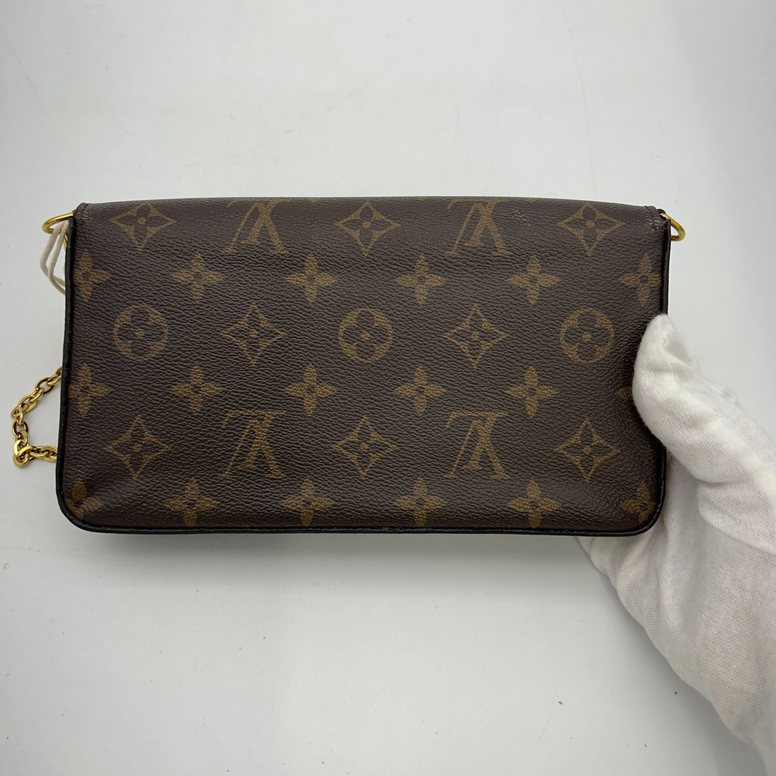Louis Vuitton Pochette Felicie Crossbody Monogram Fuchsia CNbwz9890