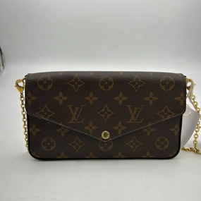 Louis Vuitton Pochette Felicie Crossbody Monogram Fuchsia CNbwz9890