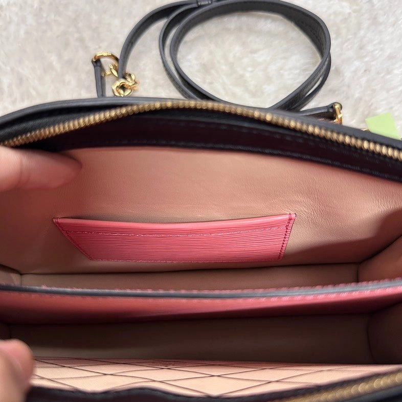Louis Vuitton Pre-loved Pink and Black Crossbody Bag BAT