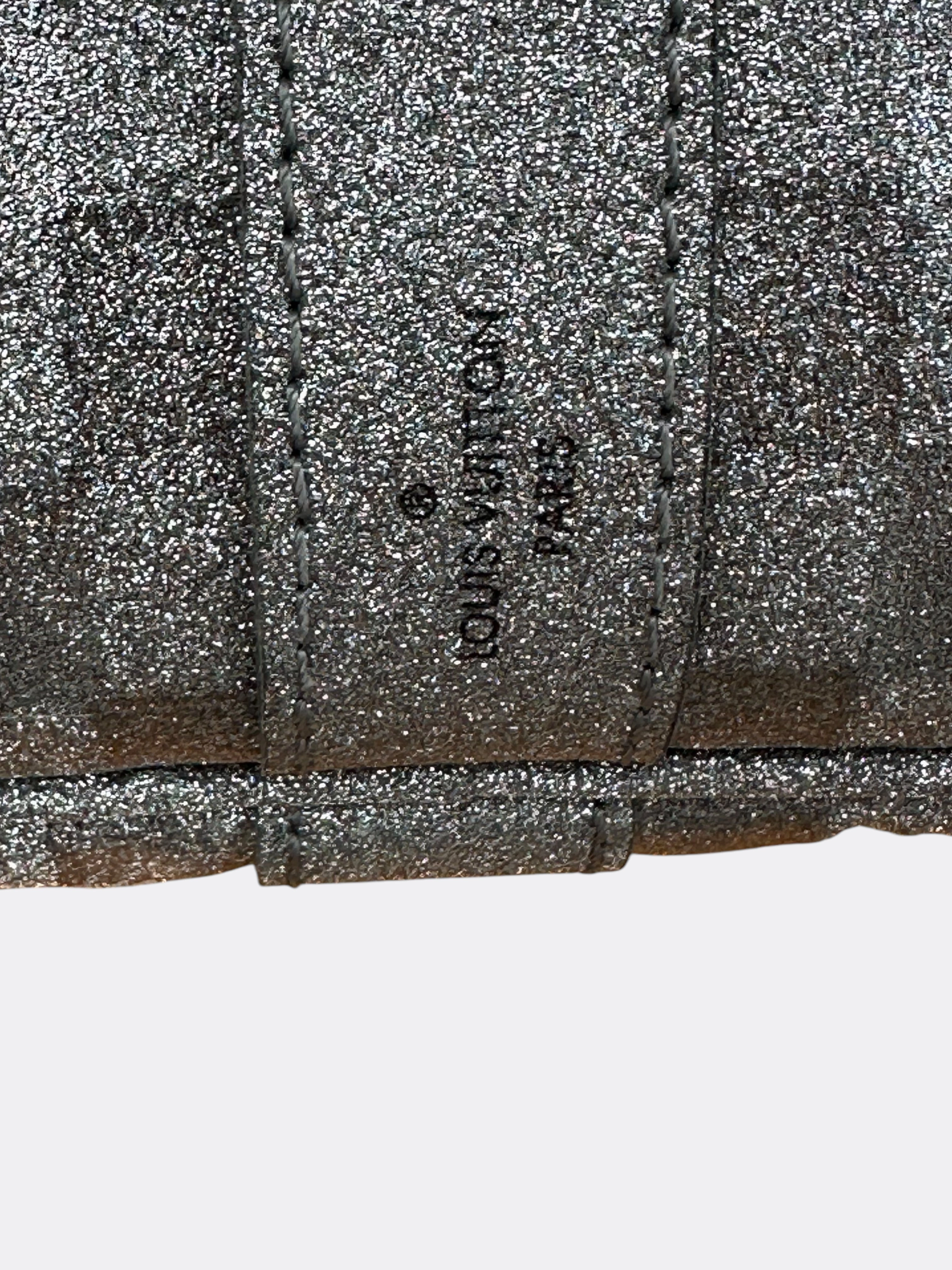 Louis Vuitton Silver Damier Glitter Keepall 50