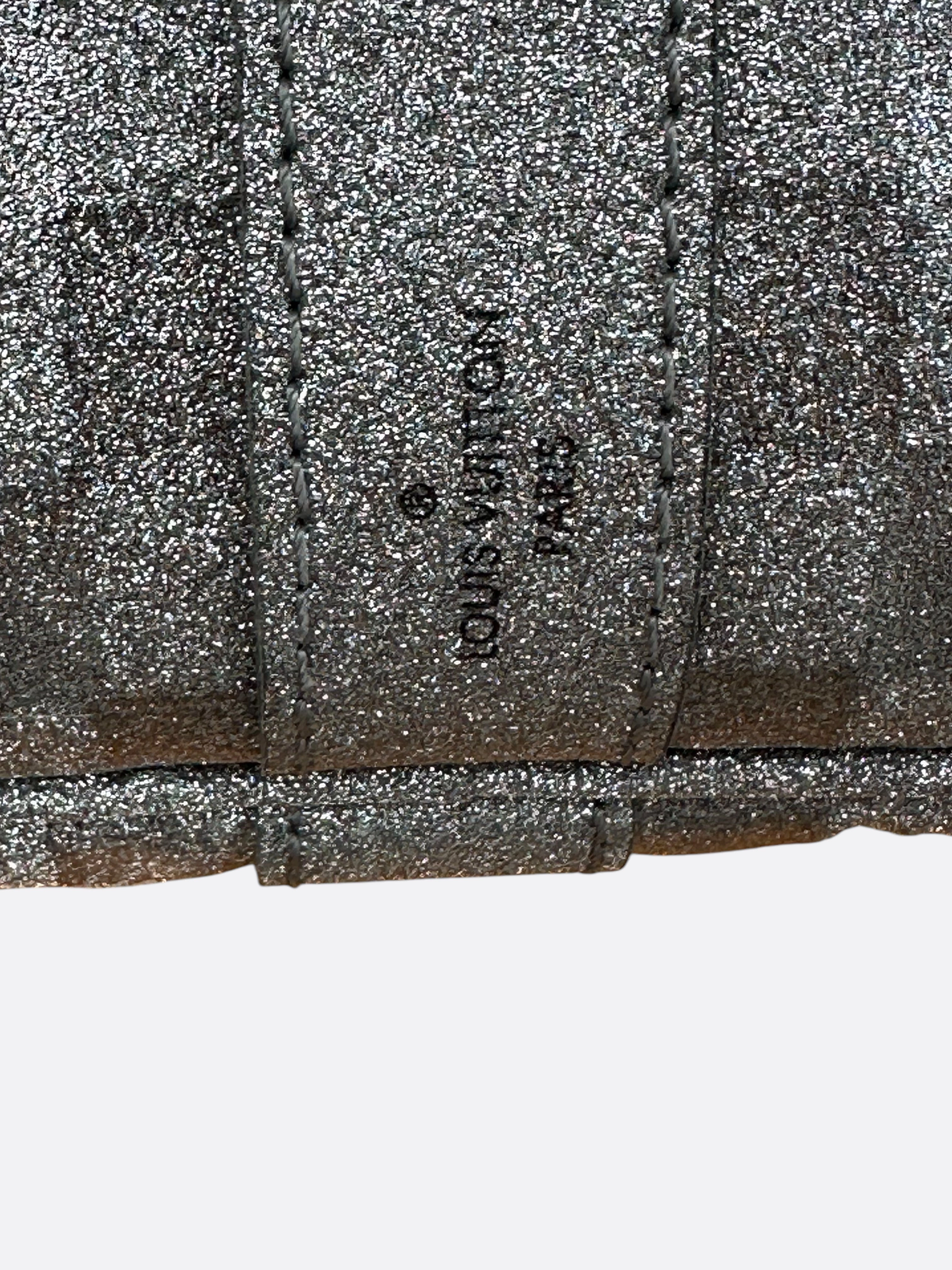 Louis Vuitton Silver Damier Glitter Keepall 50