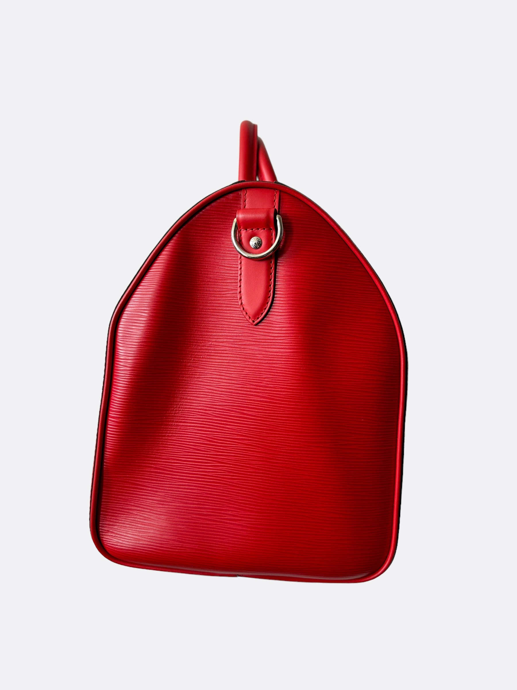 Louis Vuitton Supreme Red EPI Leather Keepall 45