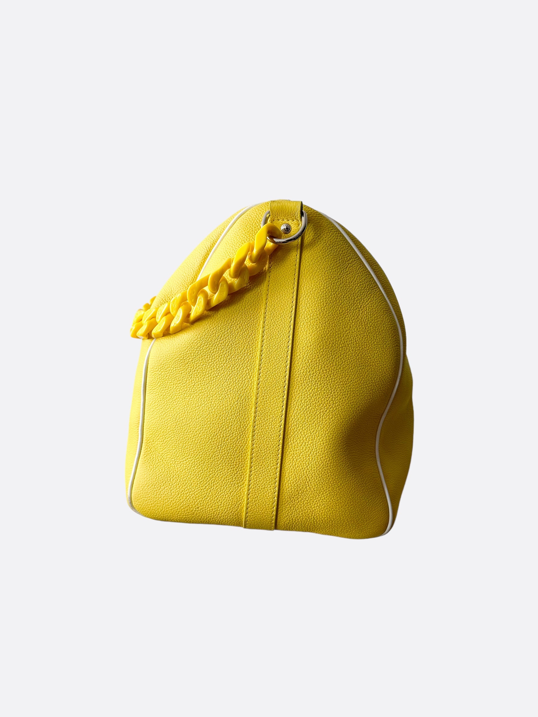 Louis Vuitton Yellow Everyday Logo Keepall 50
