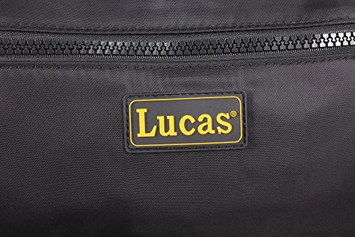 Lucas Ultra Lightweight Large Softside 28 Inch Expandable Luggage With Spinner Wheels (28In, Black)