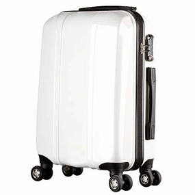Luggage 20 Inch Carry On Hardside with Spinner Wheels TSA Lock PC   ABS Lightweight Waterproof Zipper for Business Travel
