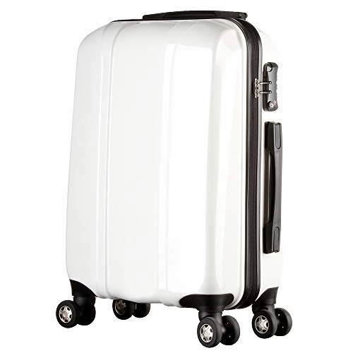 Luggage 20 Inch Carry On Hardside with Spinner Wheels TSA Lock PC   ABS Lightweight Waterproof Zipper for Business Travel