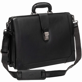 Mancini Buffalo Luxurious Litigator Briefcase Pocket for 17.3 Laptop