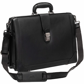 Mancini Buffalo Luxurious Litigator Briefcase Pocket for 17.3 Laptop