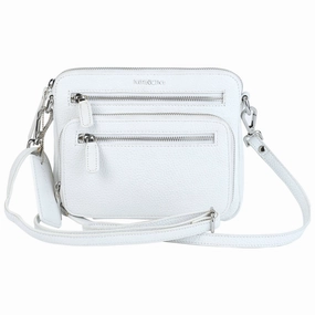 Mancini Pebbled Valerie Small Crossbody Bag