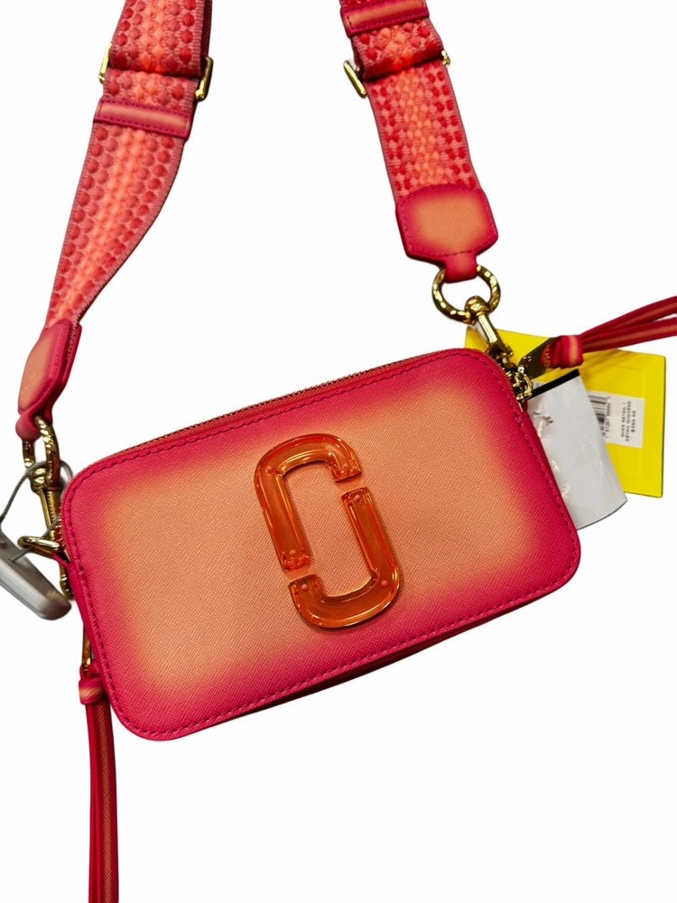 Marc Jacobs Fluro Edge Snapshot Bag Pink Crossbody