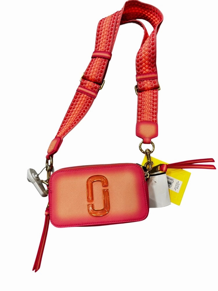 Marc Jacobs Fluro Edge Snapshot Bag Pink Crossbody