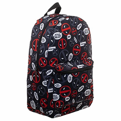 Marvel Deadpool Bag Sublimated Backpack - Deadpool Backpack Great Deadpool Gift