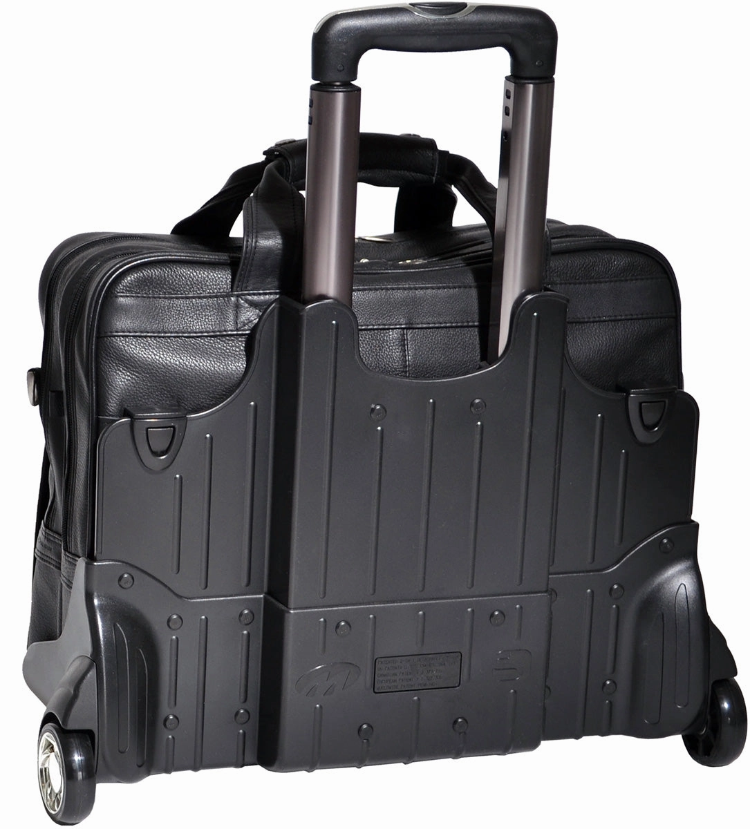 Mcklein I Series Gold Coast Leather 17In Wheeled Laptop Case