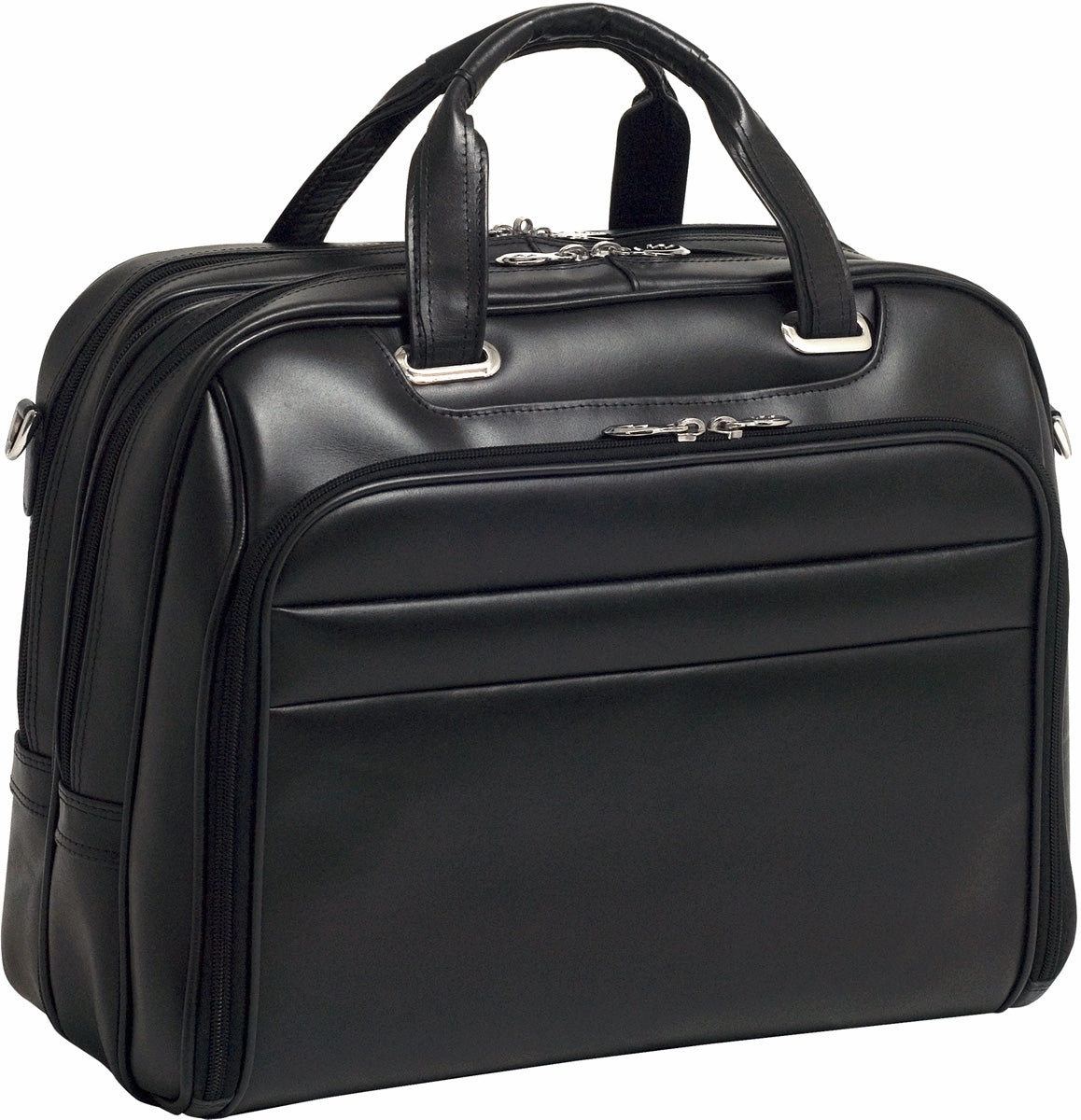 Mcklein R Series Springfield Leather Flythrough 17In Laptop Case