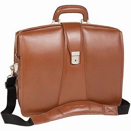 McKlein USA HARRISON V series 17" Partners Laptop Lawyers Briefcase in Black